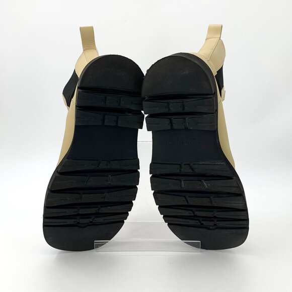 Bottega Veneta Womens Yellow Leather Platform Chelsea Boots Size 36 Mid-Calf Sty - Picture 9 of 9